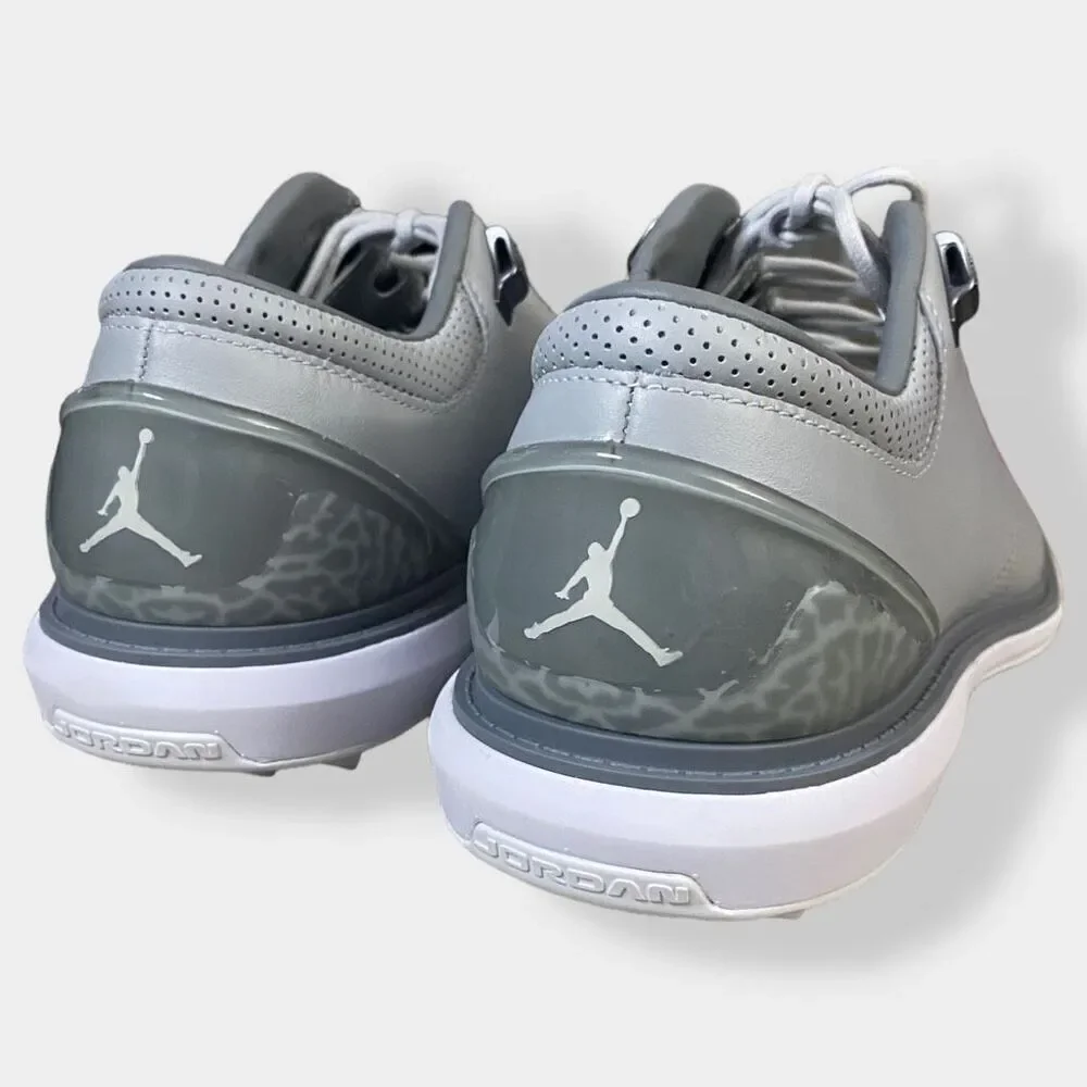 Nike Jordan ADG 4 Wolf Grey White Mens Golf Shoes Cleats DM0103-010 size 8.5
